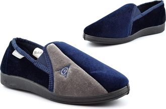 Generic Mens Slippers Mens Carpet Slippers Mens Slip On Slippers Size 13 Slippers Mens Washable Slippers Mens Memory Foam Slippers Navy Blue 6 UK