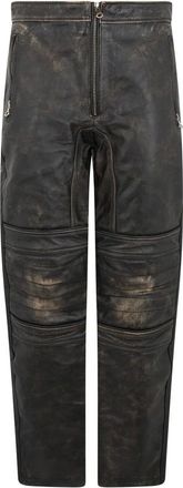 Diesel Broek met zichtbare rits - Heren - Broeken - Zwart - Maat: W30 Zijde