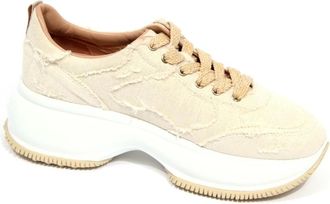 Hogan Maxi I Active Sneakers - Dames - Sneakers - Beige - 35 EU - Schoenen