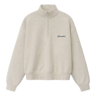 Fear of God Signature Classic Half Zip Sweatshirt Marble Heather RW01433-0286