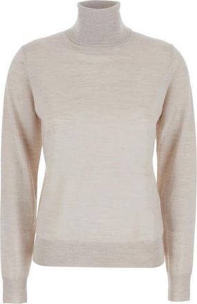 P.A.R.O.S.H. Turtleneck Trui - Dames - Coltruien - Beige - S - Wol - Truien & Vesten