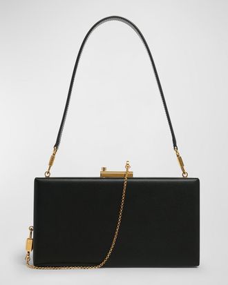 クラッチバッグ DOLCE & GABBANA EVA LEATHER CLUTCH Dolce & Gabbana Eva Leather Clutch - Black | BB7703A3G1980999