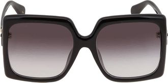 Gucci Grey Gradient Square Ladies Sunglasses GG0876SA 001 59