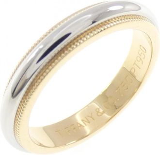 Tiffany & Co. Yellow Gold (18K) Platinum 950 Band Ring (Pre-Owned)