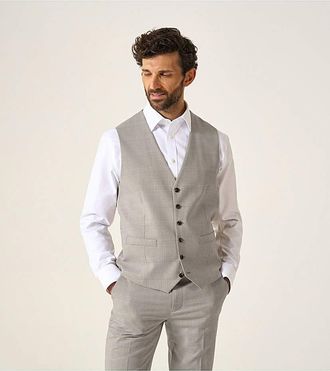 Skopes Charlie Suit Waistcoat Stone