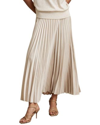 Reiss Seren Pleated Midi Skirt