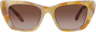 Tory Burch Kira Brown Gradient Cat Eye Ladies Sunglasses TY7216U 194913 52