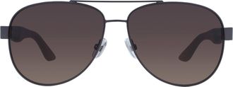 Ferragamo Brown Pilot Mens Sunglasses SF275SN 071 62