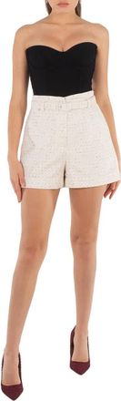 Self Portrait Self Portrait Ladies Cream Boucle Short