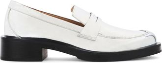 Stuart Weitzman Palmer Bold Loafer - Dames - Loafers - Grijs - 36 1/2 EU - Leer - Schoenen
