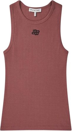 Munthe Tops, Dames, Rood, L, Katoen, Tezza Tank Top