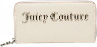 Juicy Couture Zip Wallet - Dames - Portefeuilles - Wit - ONE Size - Accessoires