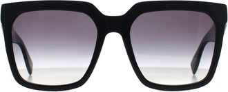 Furla Square Womens Black Grey Gradient SFU594 - One Size