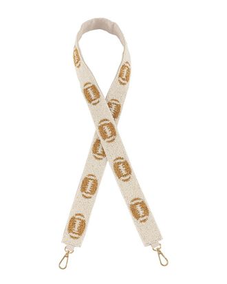 Shiraleah Football Beaded Bag Strap