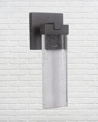 Ellington Aria 1-Light LED Outdoor Wall Mount, Matte Black