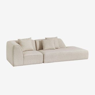 Sklum Sklum - Sof&aacute; Modular Esquinero De 2 Piezas Con Div&aacute;n Derecho Tapizado Cardea