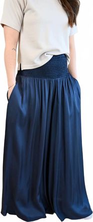 Traffic People Garden Avenue Pull On Trouser In Blue