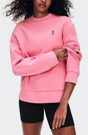 On Focus Tech Crewneck Sweatshirt in Magnolia at Nordstrom, Size X-Small