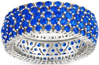 Sterling Forever Sterling Silver Sapphire CZ Yvonne Ring