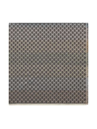 Gucci GG sjaal met jacquard - Grijs