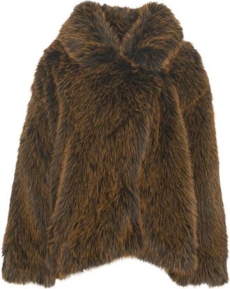 Semicouture Luxe Bontjas Marrone Aw 25 - Dames - Jassen - Bruin - XS - Jassen