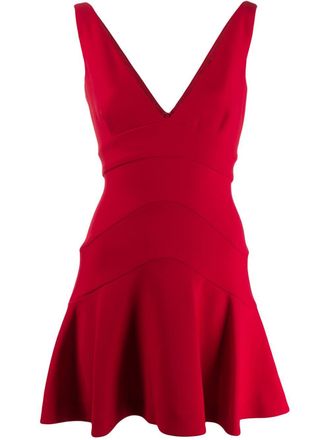Dsquared2 peplum mini dress - women - Polyester/Viscose/Spandex/Elastane/Polyester/Viscose - 38