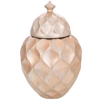 Wanderlust Deco Wanderlust Deco - Jarr&oacute;n De Cer&aacute;mica Dorado 30,5x30,5x47