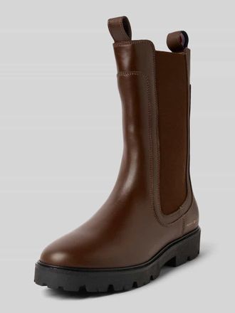 Tommy Hilfiger Stiefel aus Rindsleder in Dunkelbraun, Größe 36