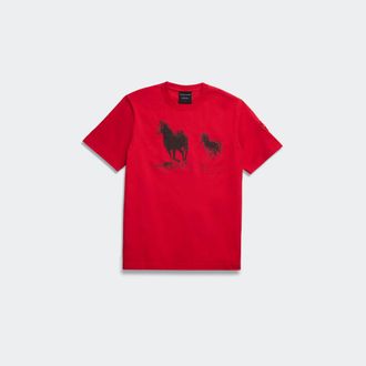Canada Goose Vantage T-Shirt-Graphic (Men, Carmine Red, XS)