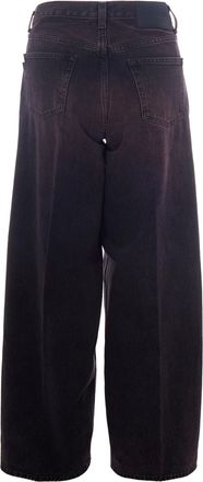 Haikure Womens Jeans Bethany Pink-Black Cotton Pink/black