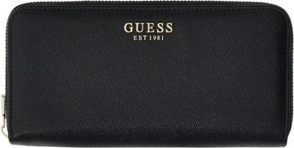 Guess Amorette SLG Lrg Zip Around - Dames - Portefeuilles - Zwart - ONE Size - Leer - Accessoires
