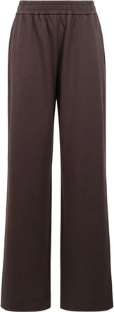 Moncler Logo-patch Track Pants - Dames - Sweatpants - Bruin - S - Katoen - Broeken