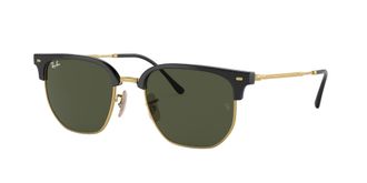 Ray-Ban NEW CLUBMASTER Green Irregular Unisex Sunglasses RB4416F 601/31 55