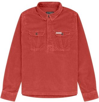 Amundsen Sports Ranger Velvet Half-Zip Shirt Bluse für Damen | rot