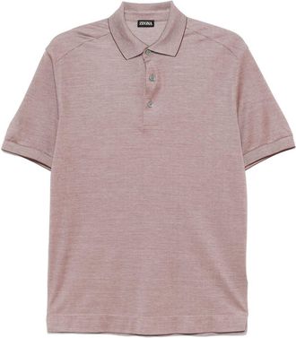 Ermenegildo Zegna Polo a maniche corte - Rosso