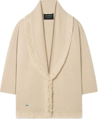 Alanui Cappotto con frange - Toni neutri