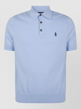 Polo Ralph Lauren short sleeve knit polo neck top
