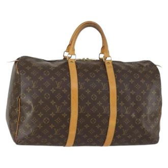 Louis Vuitton Pre-owned Weekend Bags, unisex, Brown, Size: ONE SIZE Pre-owned Weekend Bag