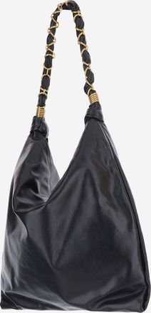 Saint Laurent Leather Shoulder Bag - Black