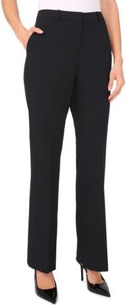 Halogen Slim Fit Flare Leg Pants in Rich Black at Nordstrom Rack, Size 8
