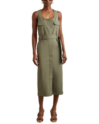 Reiss Elin Sleeveless Utility Midi Dress
