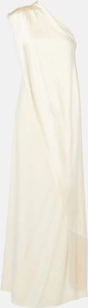 Taller Marmo Berenson caped cr&ecirc;pe cady gown