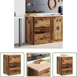 vidaXL vidaXL Armadio in legno - Armadietto da Garage in Legno Vecchio 60x51x85 cm
