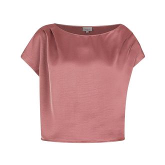 Dante6 Dames, Blouses & Shirts, Roze, Maat: L Satijn