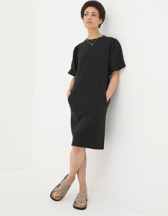 Fat Face FatFace Black Enya Jersey Dress