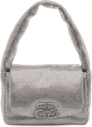 Balenciaga Borsa a spalla Monaco Sling piccola con strass 2011 - Argento