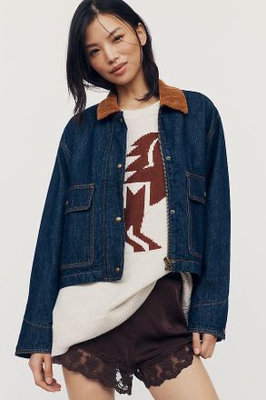 Blank NYC Out and About Cotton Denim Jacket