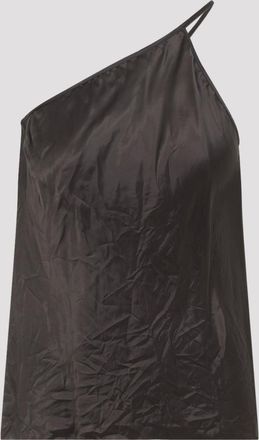 Rick Owens sliptop met &eacute;&eacute;n schouder