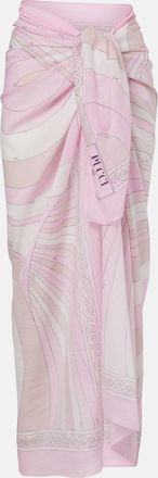 Pucci Iride cotton beach cover-up