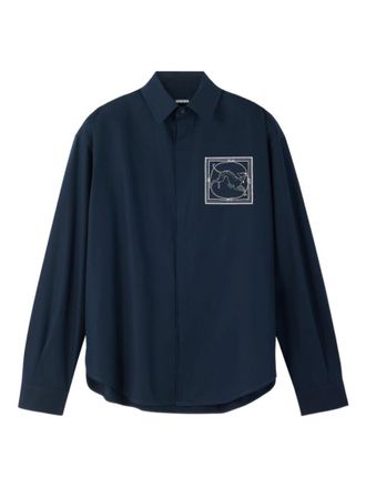 Jacquemus Blue Simon Cotton Solid Shirt